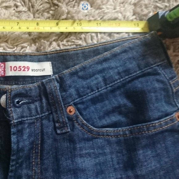 Levis Women's Jeans 10529 Bootcut Dark Blue W26 L29 Offers Welcome - Picture 8 of 10